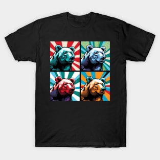 Arctic Artistry - Pop Art Glacier Bear T-Shirt